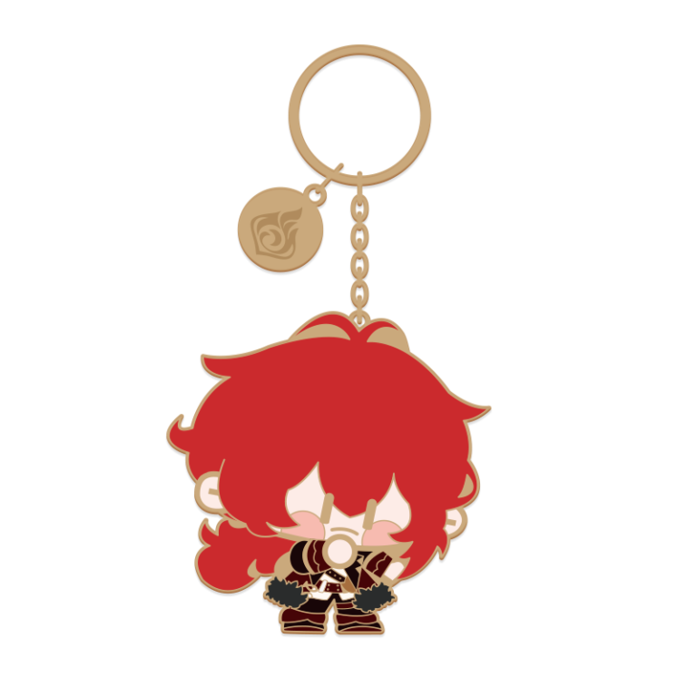 genshin plush keychain